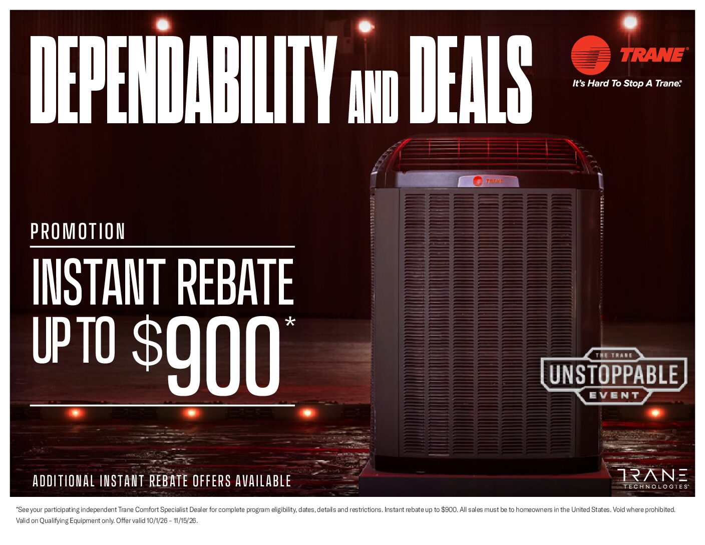 Trane Rebate